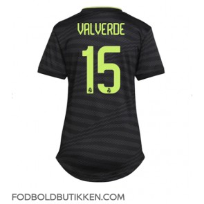 Real Madrid Federico Valverde #15 Tredjetrøje Dame 2022-23 Kortærmet